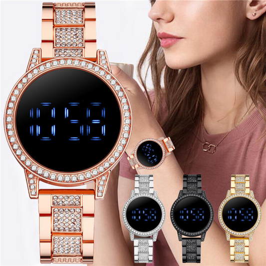 Luxury LED Digital Touch Screen Watch Women