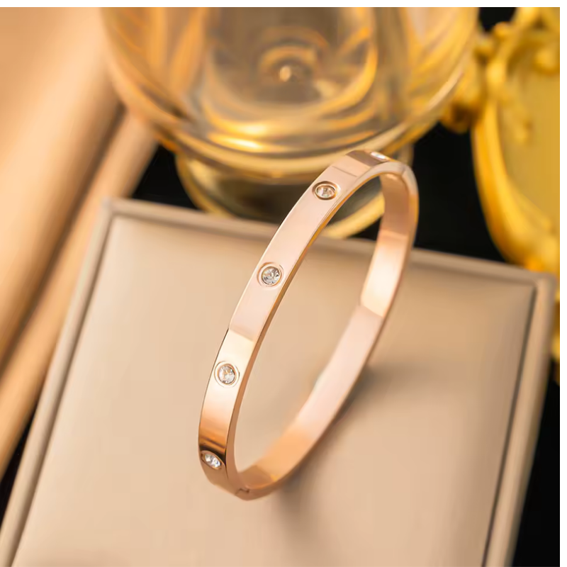 Bracelets For Women Men Gold Silver Color Metal Classic Bracelet Party Daily Jewelry