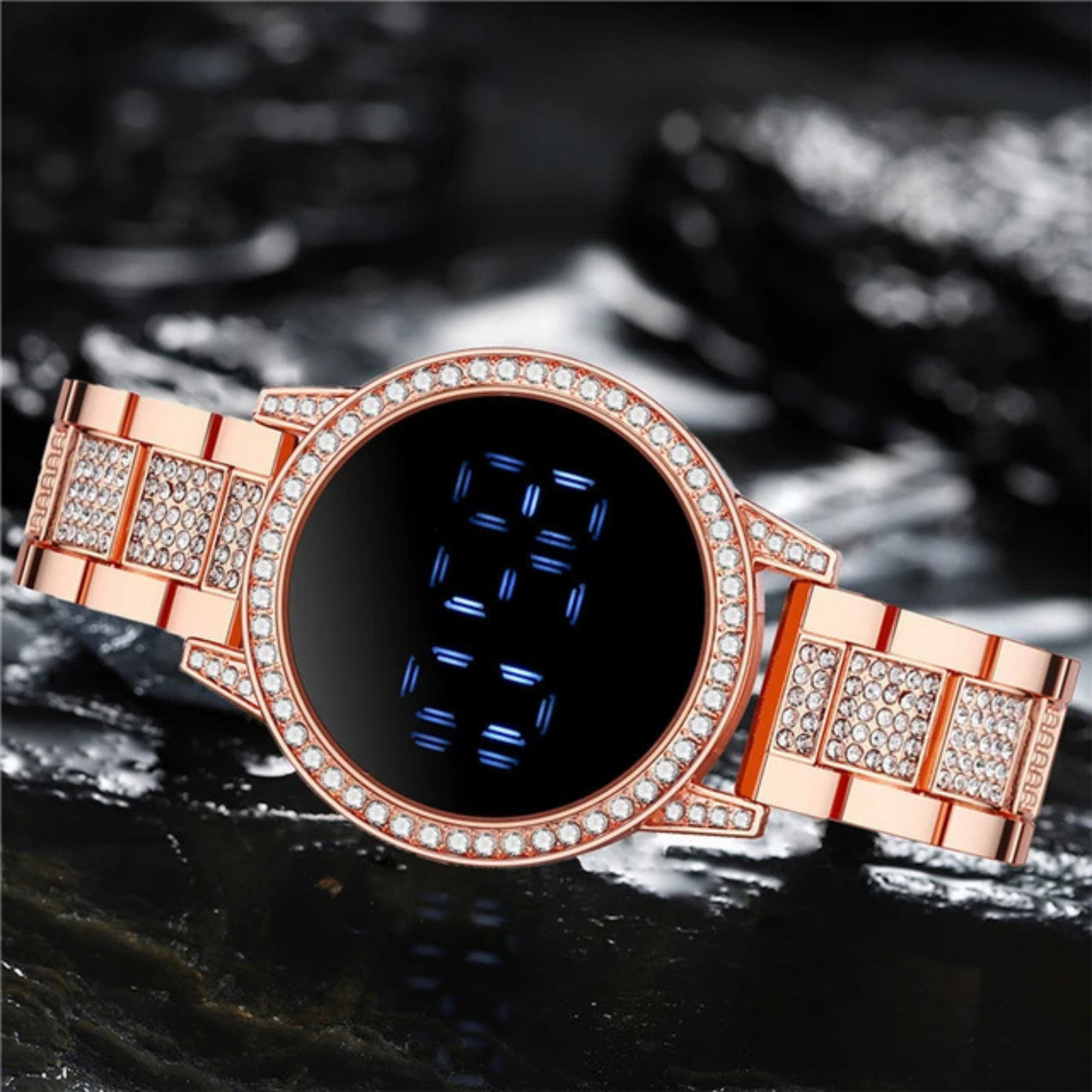 Luxury LED Digital Touch Screen Watch Women