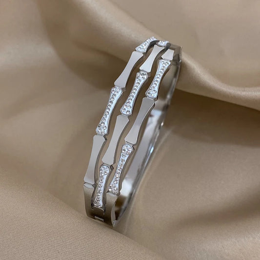 Mixed Metal bracelet Luxury Stainless