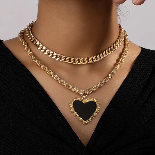 Mixed plated Glamor Necklace